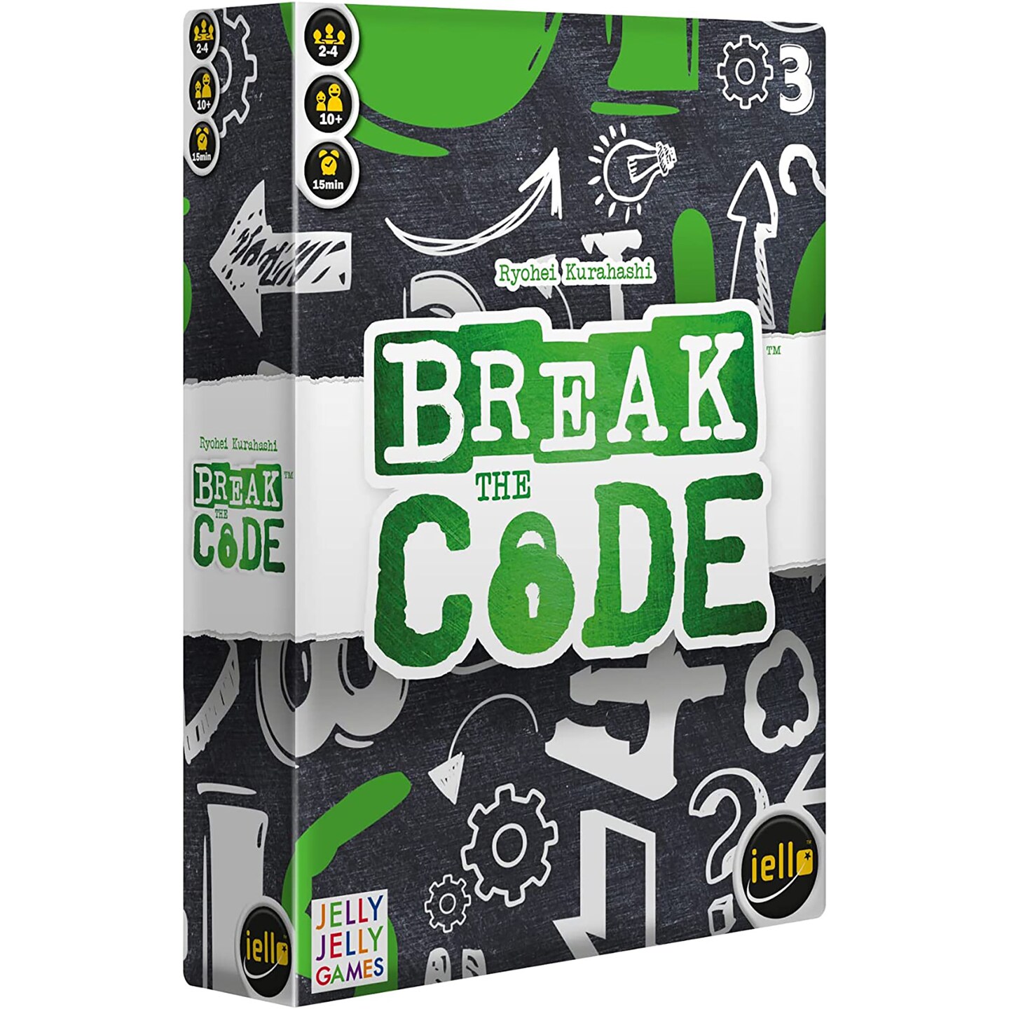 Break the Code - Deduction & Puzzle Board Game, Kids & Family, Iello Games, Ages 10+, 2-4 Players, 15 Min