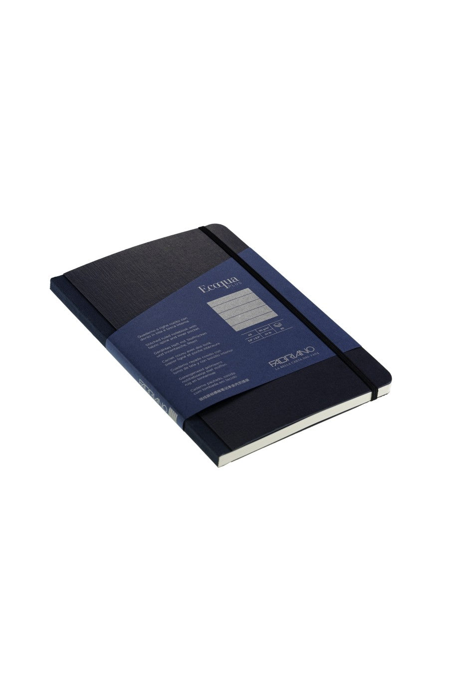 Fabriano Ecoqua Plus Sewn-Bound 100% Italian made Notebook Notebook, 5.8" x 8.3", A5
