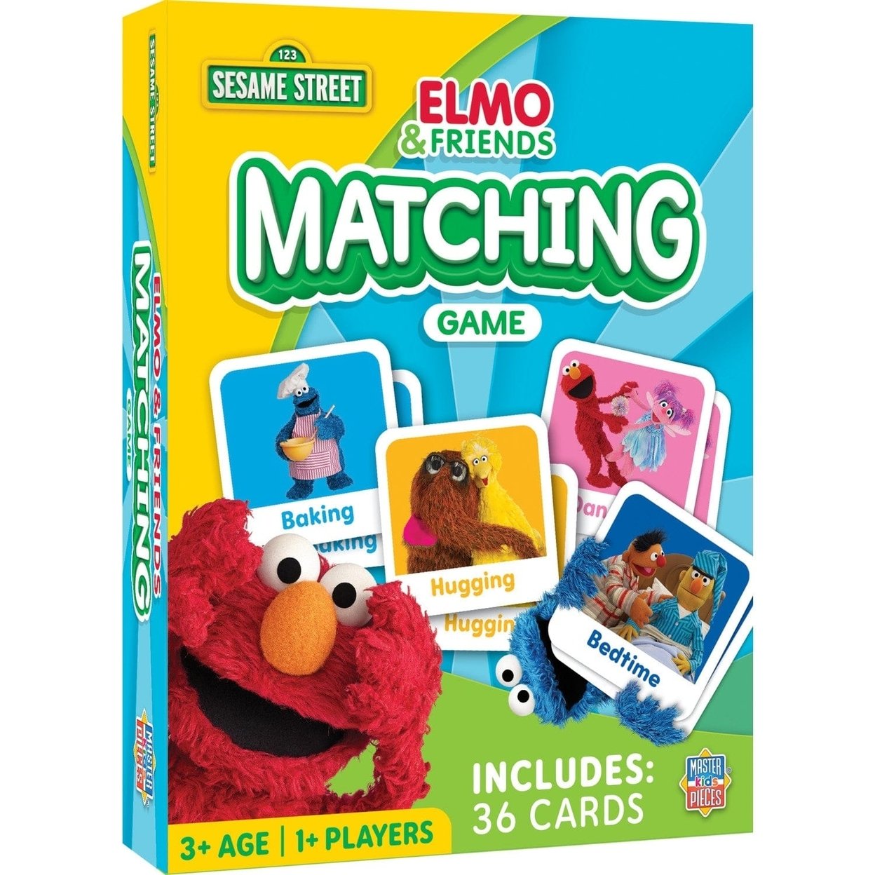 Masterpieces Sesame Street Elmo Friends Matching Game Kids Educational Fun 3+