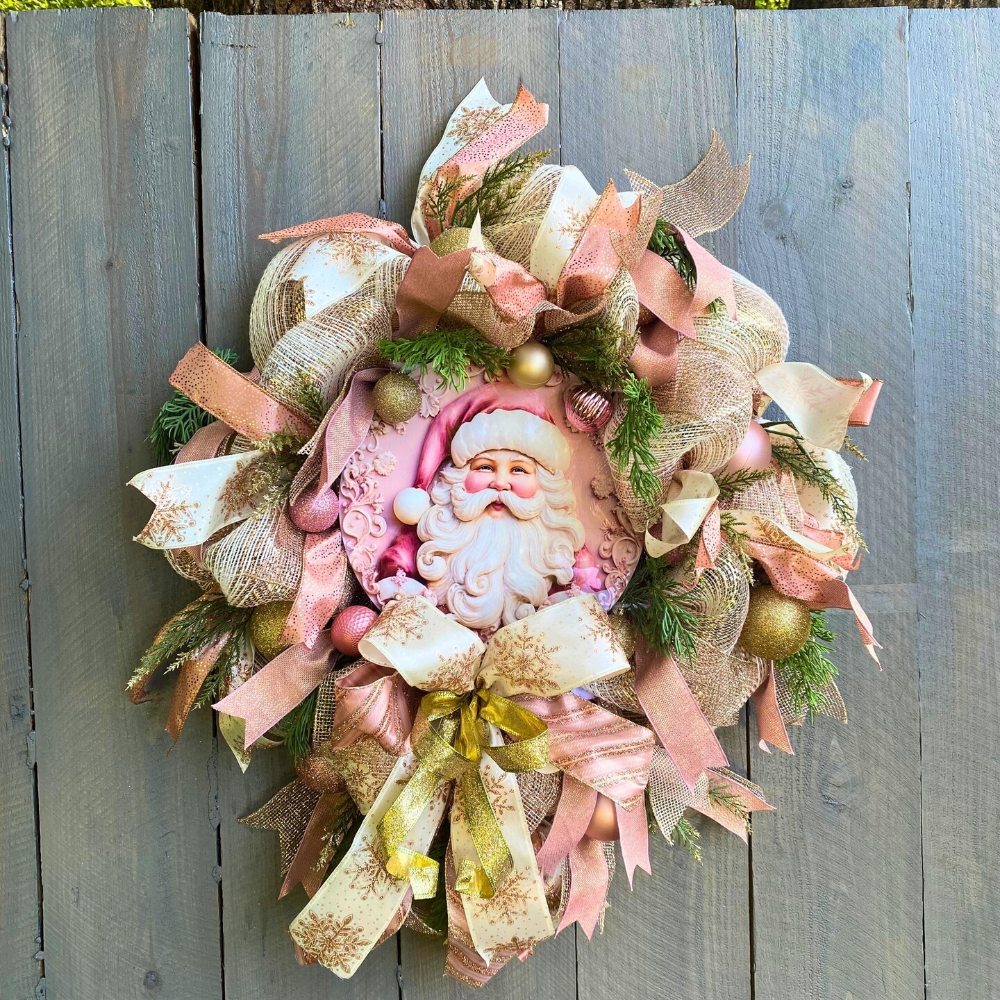 tobacco basket with magnolia wreath Rustic Magnolia Tobacco Basket Flocked Pinecones Iced Pine Greenery for  Wall Decor or Front Door Wreath Entryway decor, Gift for her