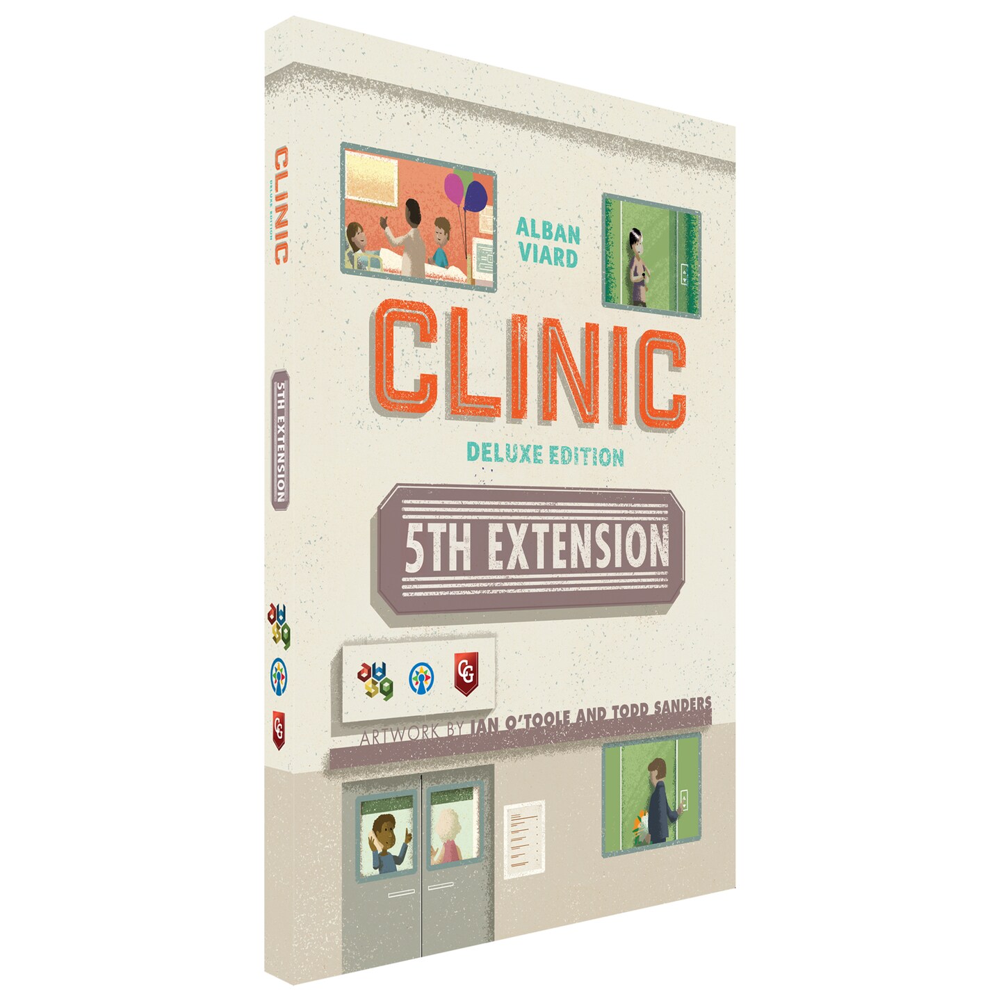 Capstone Games: Clinic Deluxe Extension 5 - Strategy Board Game Extension, 1-4 Players, Ages 12+, 60 - 150 Min Game Time