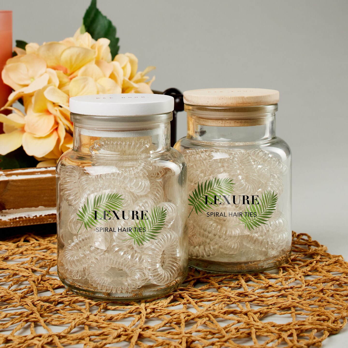 Avery Glossy Clear Oval Labels with Sure Feed, 1-1/8" x 2-1/4"