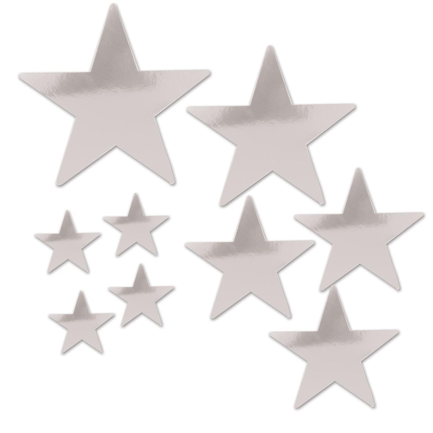 Amscan Gold Foil Mini Stars - 12 Piece Party Decoration Cutouts (3.5 Inch)
