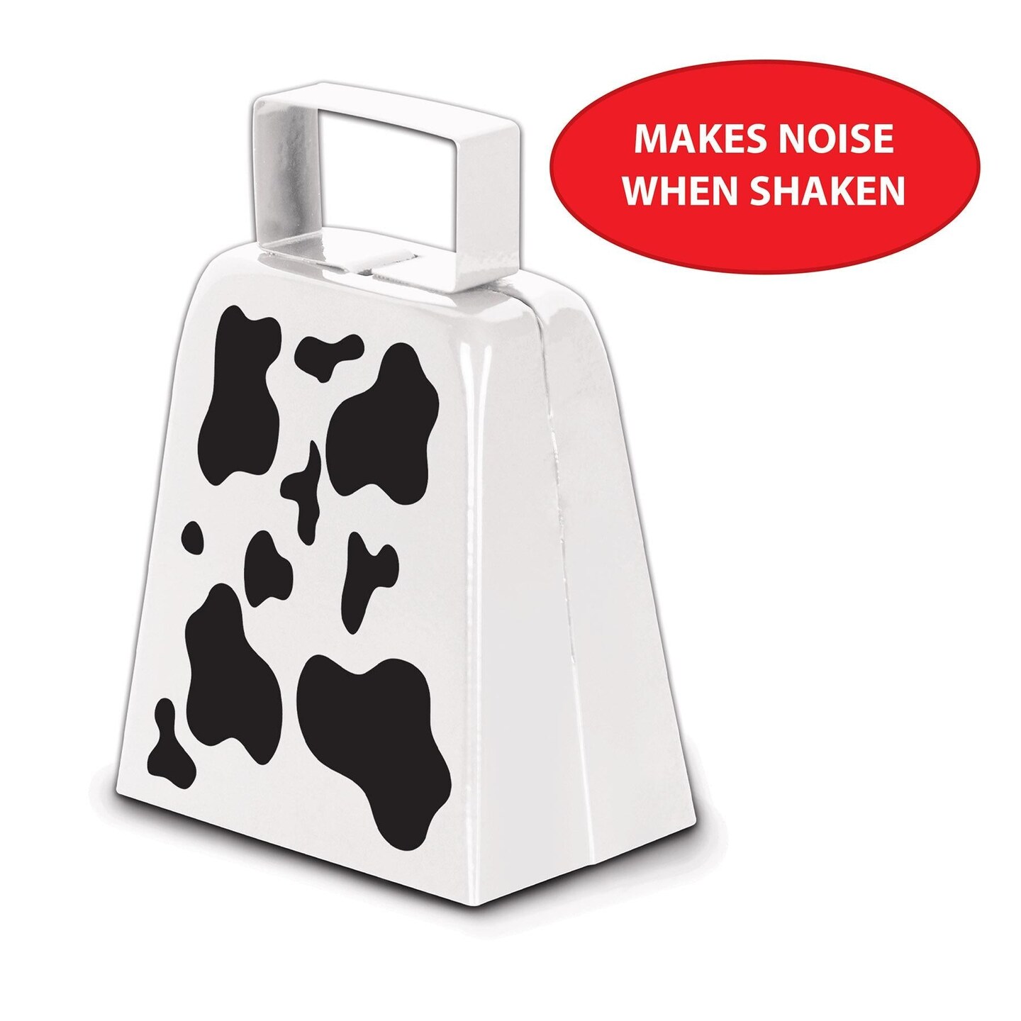 12 Pack Beistle Cow Print Cowbell