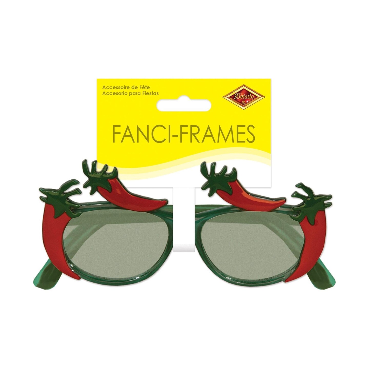 6 Pack Beistle Fiesta Chili Pepper Fanci-Frame Glasses