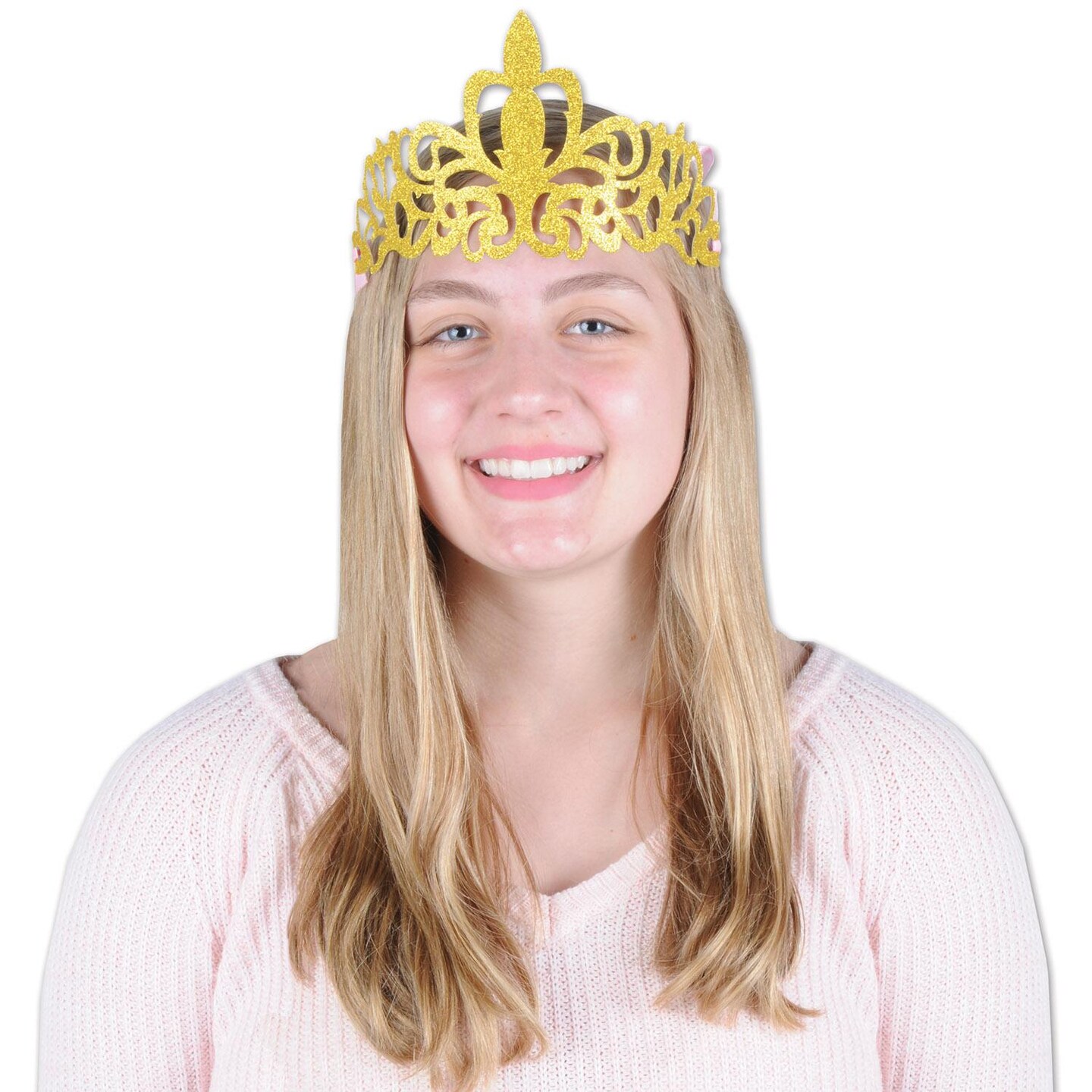 72 Pack Beistle Glittered Princess Tiaras