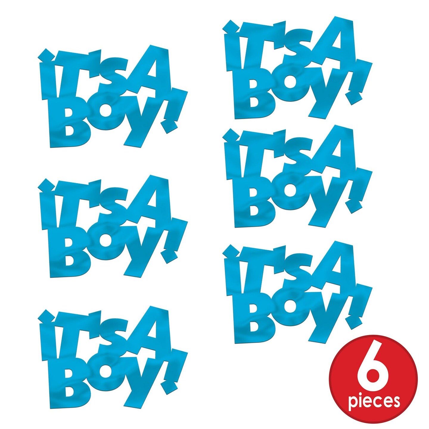12 Pack Beistle Jumbo It&#x27;s A Boy Confetti