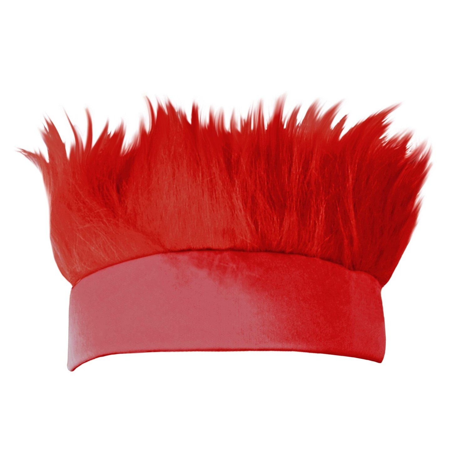 12 Pack Beistle Hairy Headband - red