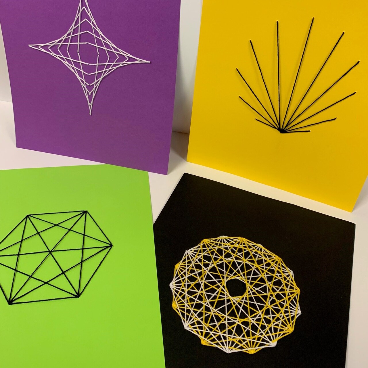 Pi Day 3.14 String Art - STEAM