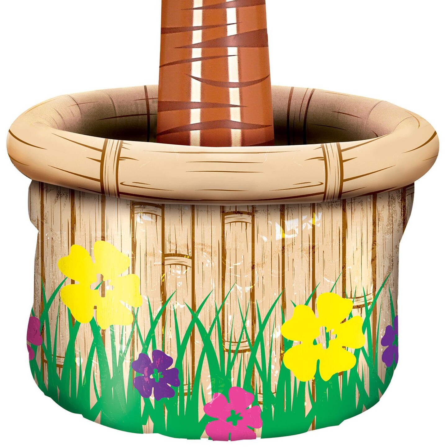 6 Pack Beistle Luau Party Inflatable Palm Tree Cooler