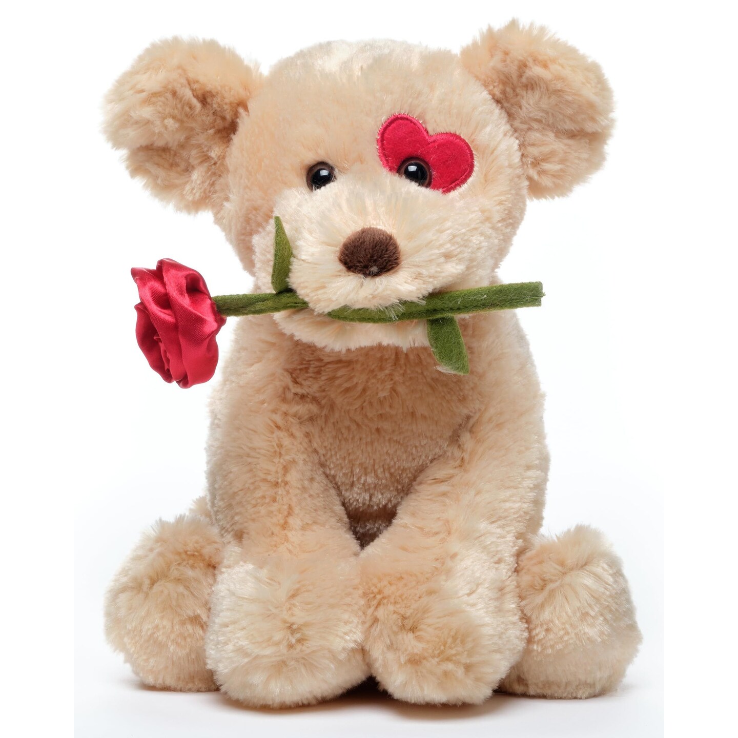 Bearington Conner Cuddlesmore The Valentine&#x27;s Stuffed Animal, 11 Inch Stuffed Animal Dog, Ideal for Valentine&#x27;s Day Gifts