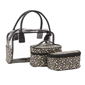 3-delige Cosmetische Tas Set Transparant - Waterdichte Make-up Pouches Voor Reizen
