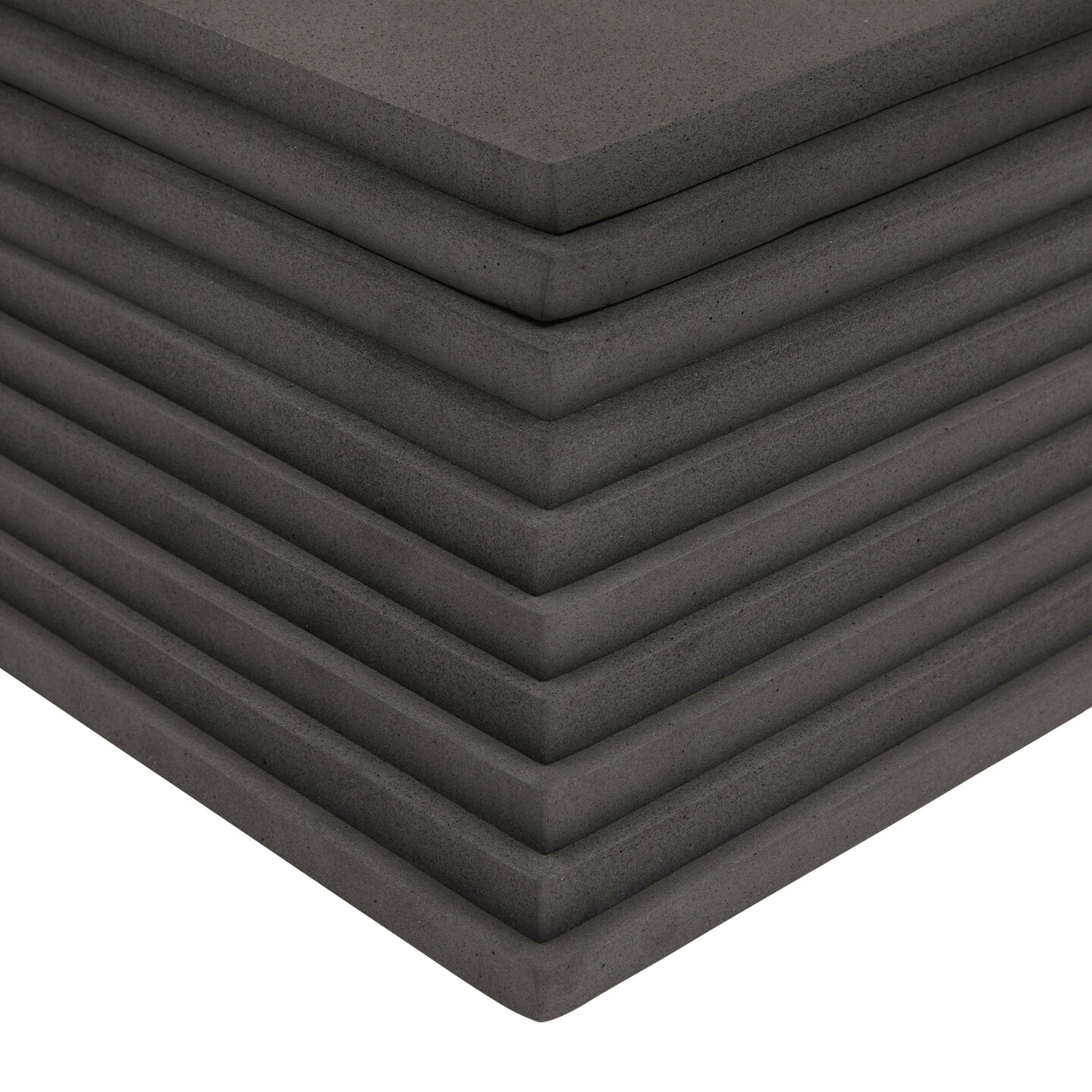 10 Pack Black EVA Foam Sheets, 9.6x9.6-Inch 3mm Thick High-Density Board for Arts and Crafts Supplies, Cosplay Costumes and Custom Crafted Armor