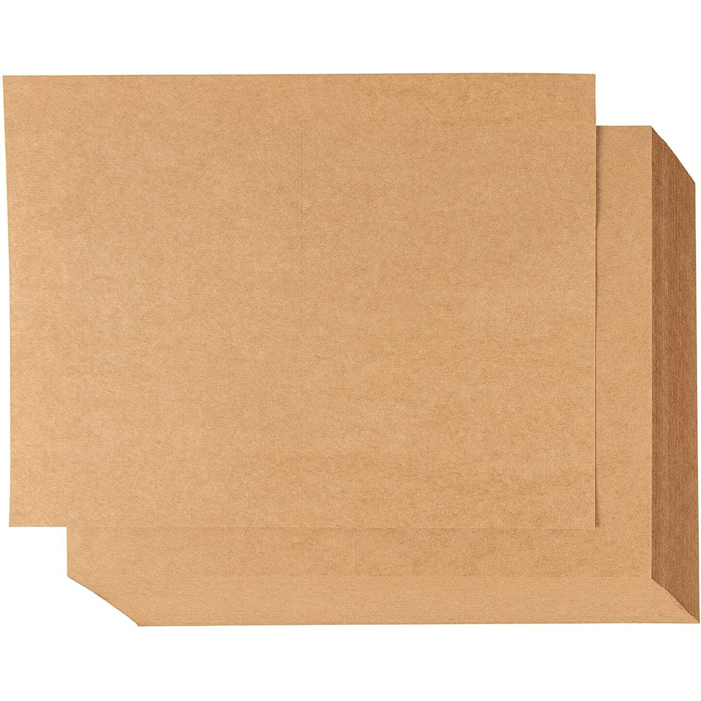 Blank Postcards - 100-Sheet Kraft Paper Postcards, Printable Blank Note Cards for Inkjet and Laser Printers, 2 Per Page 200 Cards in Total, Perforated, 170GSM Cardstock 5.5 x 8.5 Inches