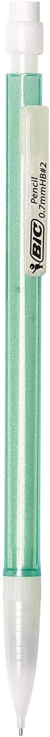 Mechanical Pencil #2 EXTRA SMOOTH, 40 Pack Of Twenty 0.5mm, and Twenty 0.7 mm - Assorted Colored Barrels - Variety Pack of Bic Lead Pencils