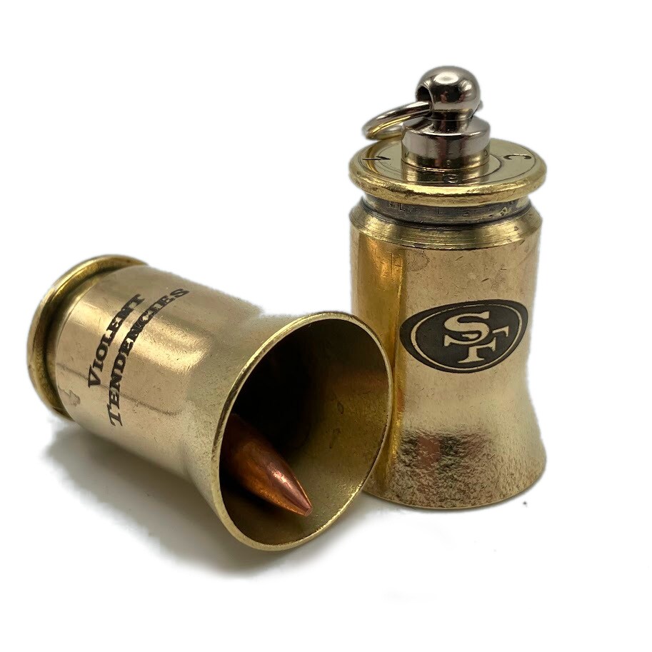 Bullet Casing Bell Guardian Bell Charm 50 BMG 20mm Angel Gremlin