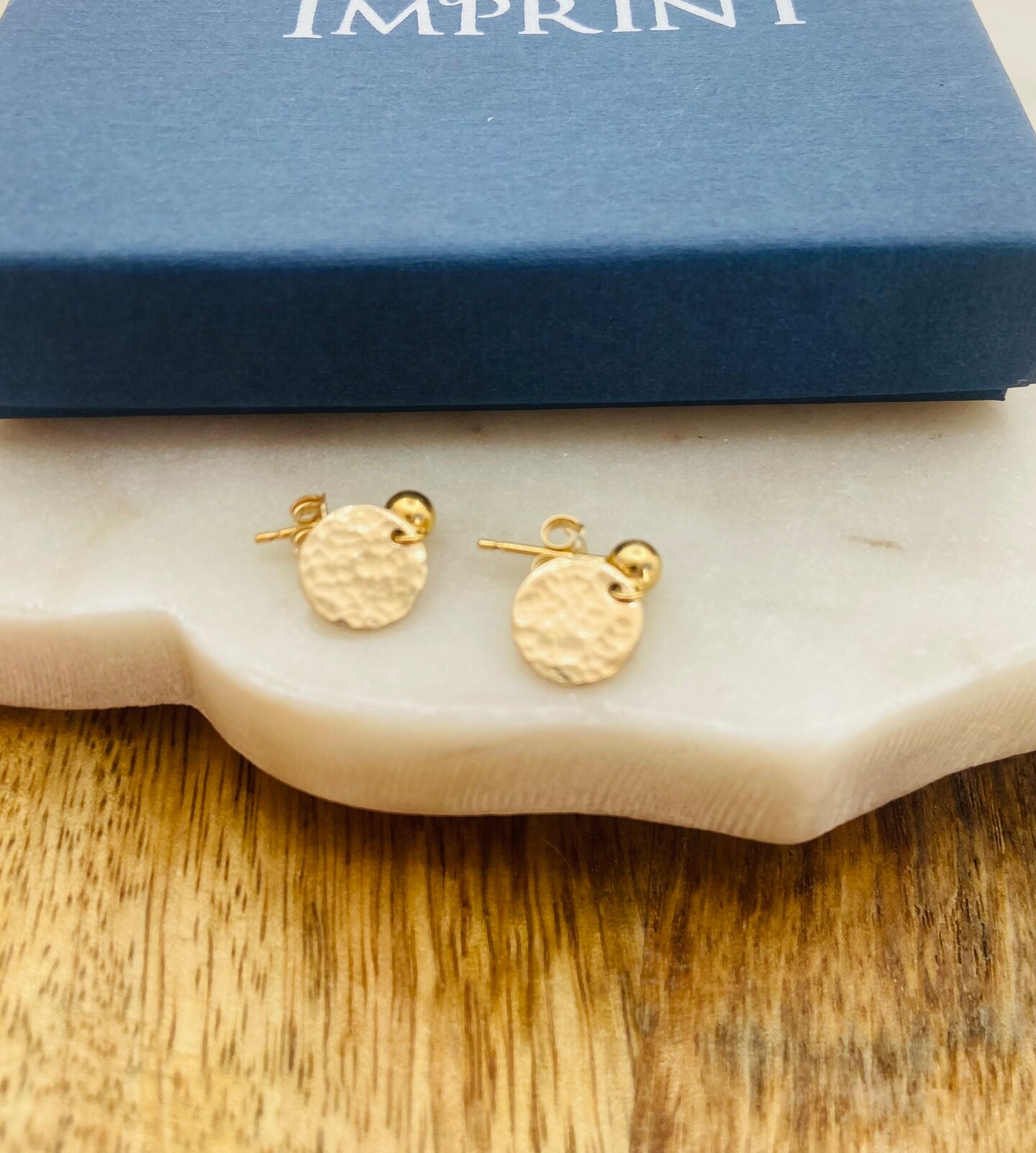Simple Gold Hammered Disc Earrings, Minimalist Earrings, Everyday Earrings,  Gold Circle Studs, 14k Gold Filled MakerPlace by Michaels