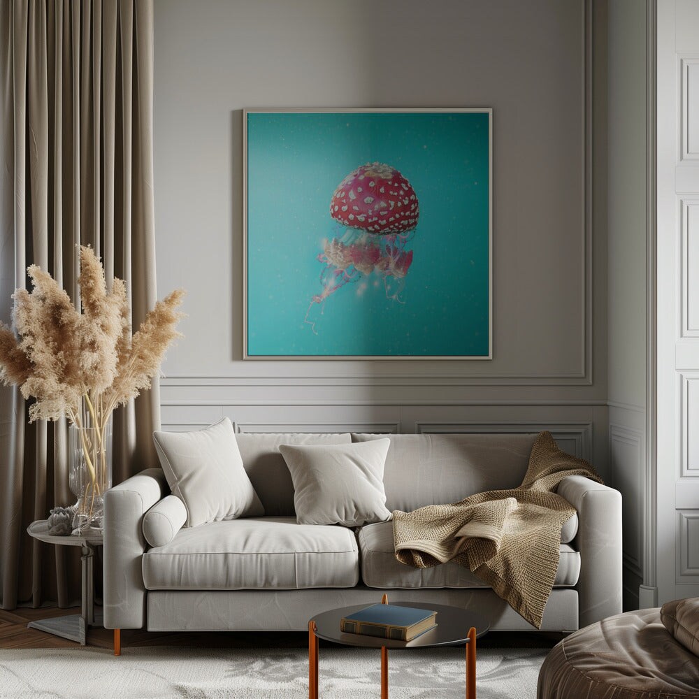 Hallucination Square Canvas Art | Modern Home Wall Decor 24x24 Canvas - Corporate Office Art
