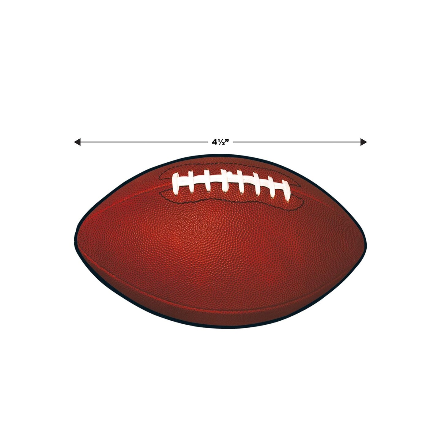 240 Pack Beistle Mini Football Party Cutouts