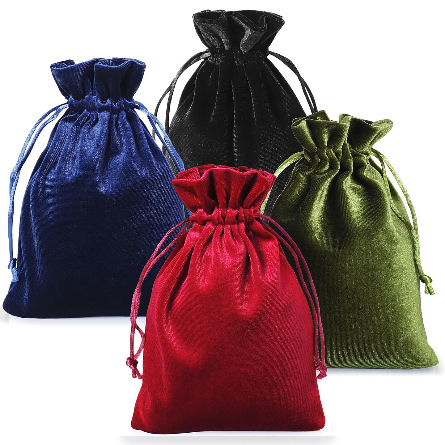 Soft Velvet Gift Bags, 5.5 x7.8inch Dice Storage Bag with Drawstring, Velvet Storage Bag for Tarot Card Holder Bag Jewelry Pouch Enthusiasts Hand Gift Bags