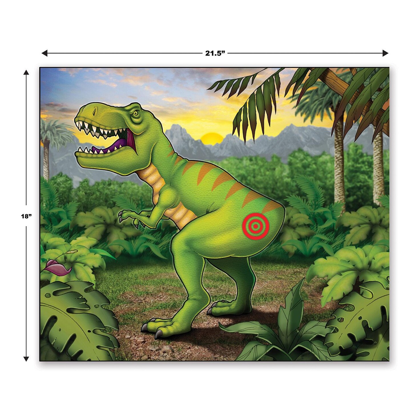 24 Pack Beistle Pin The Tail On The Dinosaur Party Game