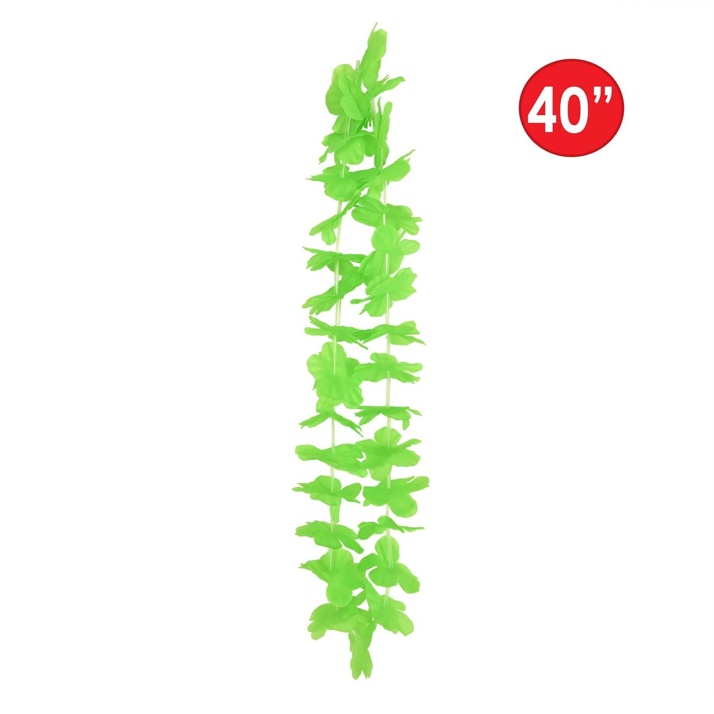 12 Pack Beistle Luau Party Green Hawaiian Lei