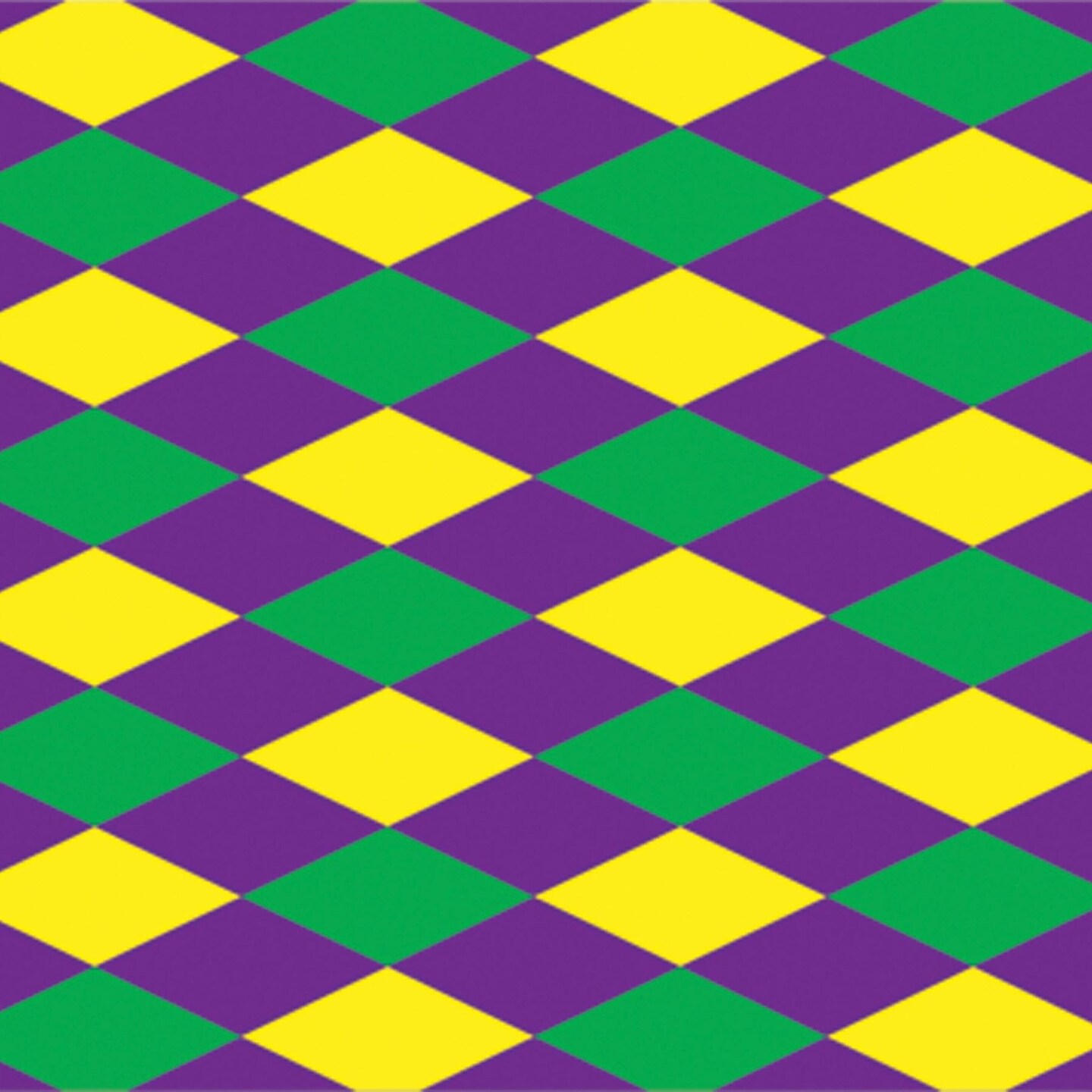 12 Pack Bulk Mardi Gras Printed Mardi Gras Paper Table Runner