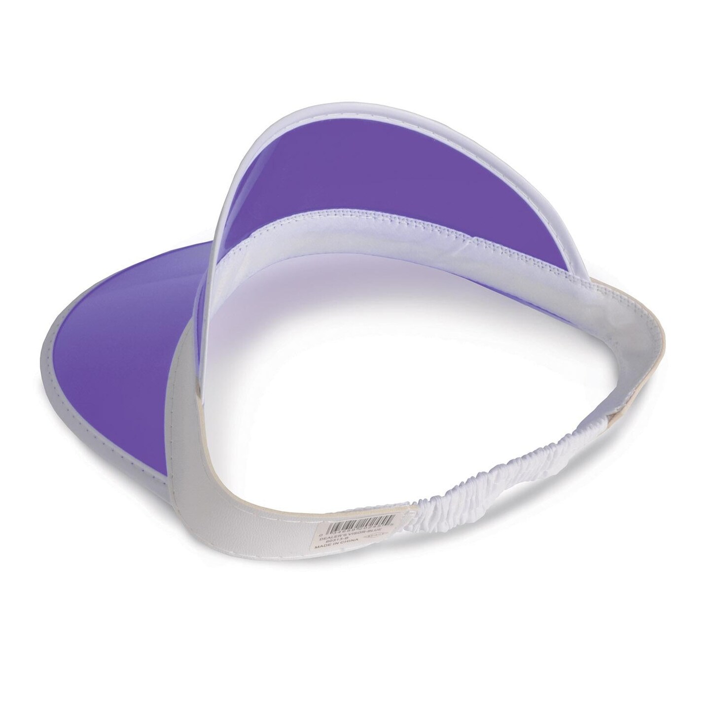 12 Pack Beistle Clear Purple Plastic Dealer&#x27;s Visor
