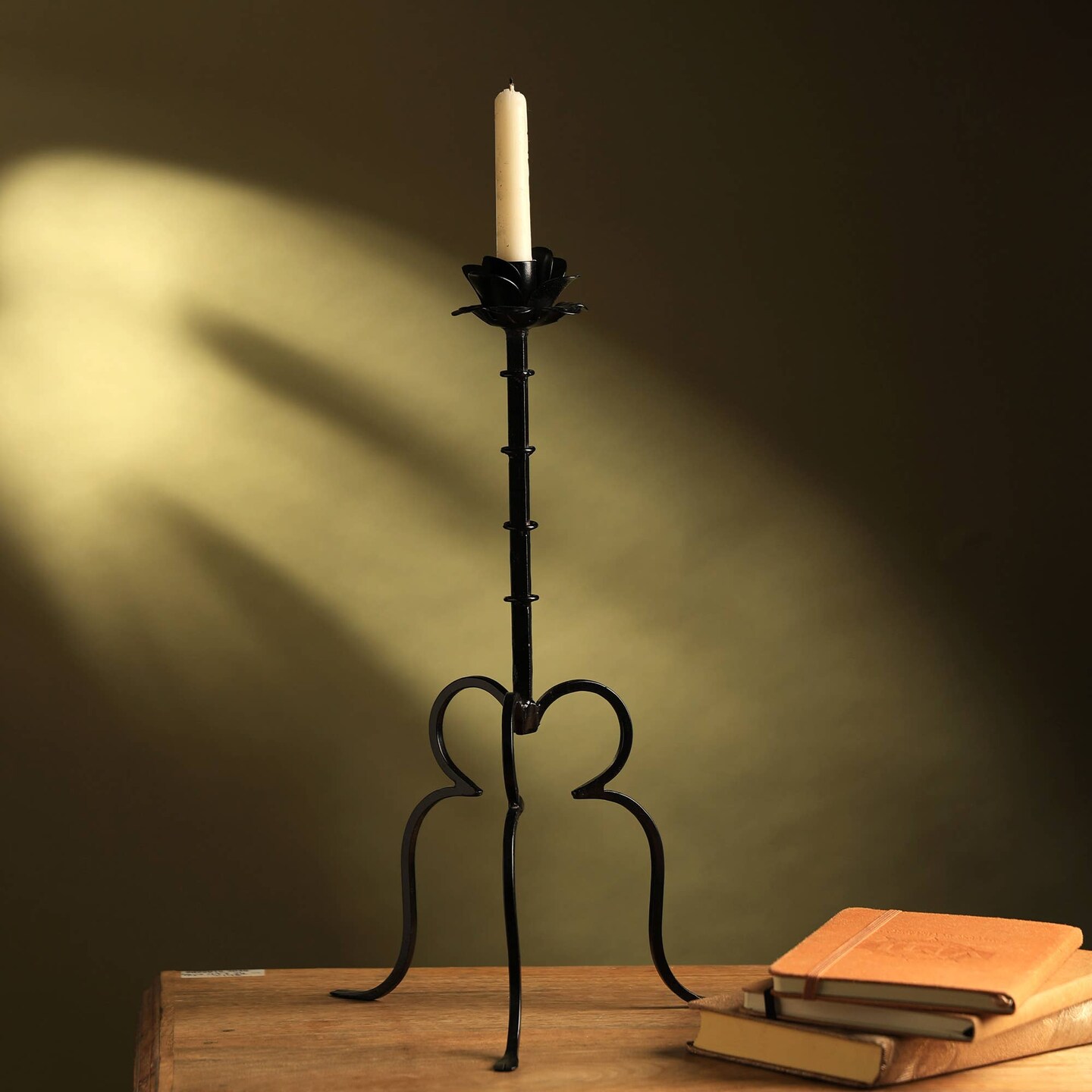 Home Decor Metal Centerpiece Candle Holder- 4&#x22; X 12&#x22;