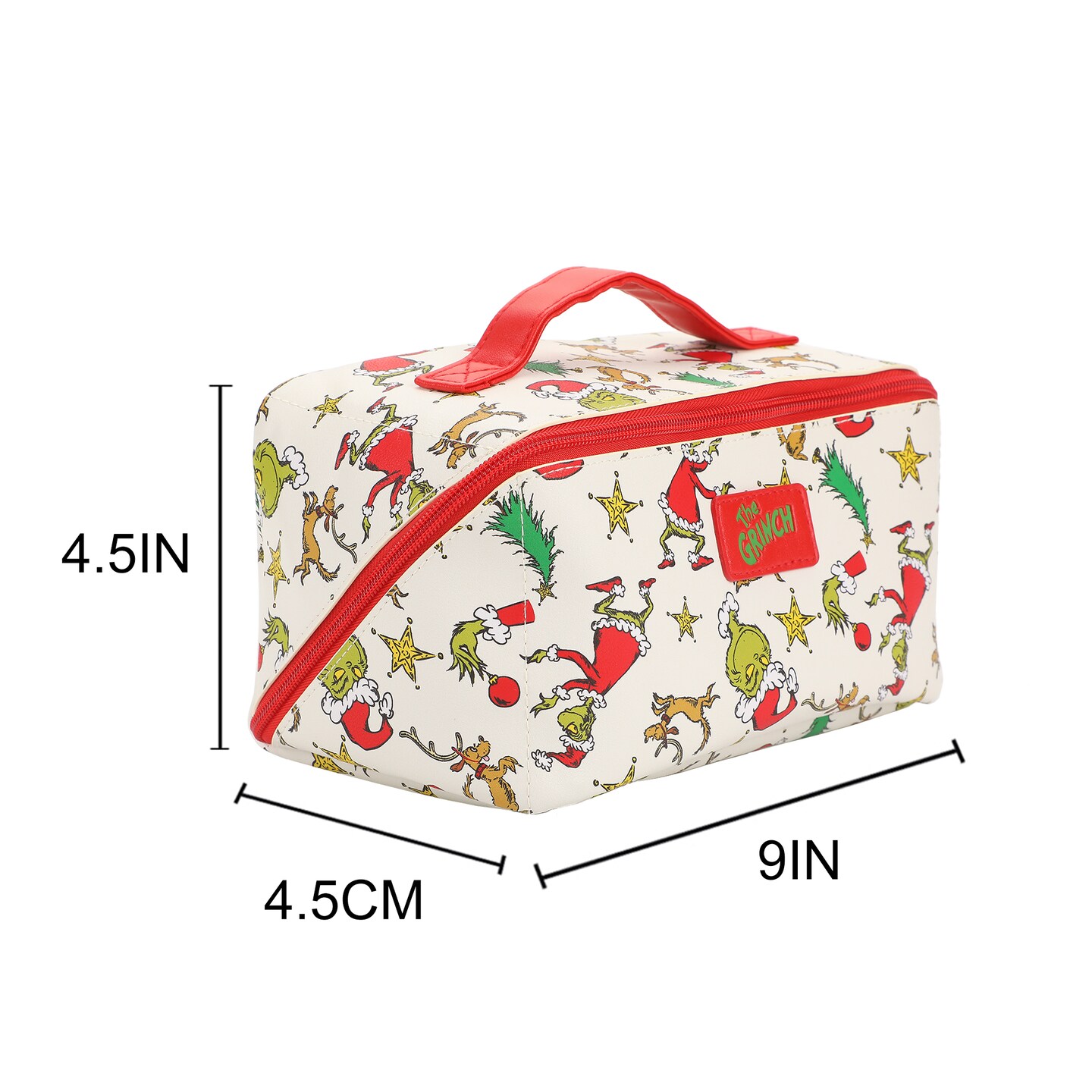 The Grinch Holiday All-Over Print Women's Novelty Cosmetic Bag