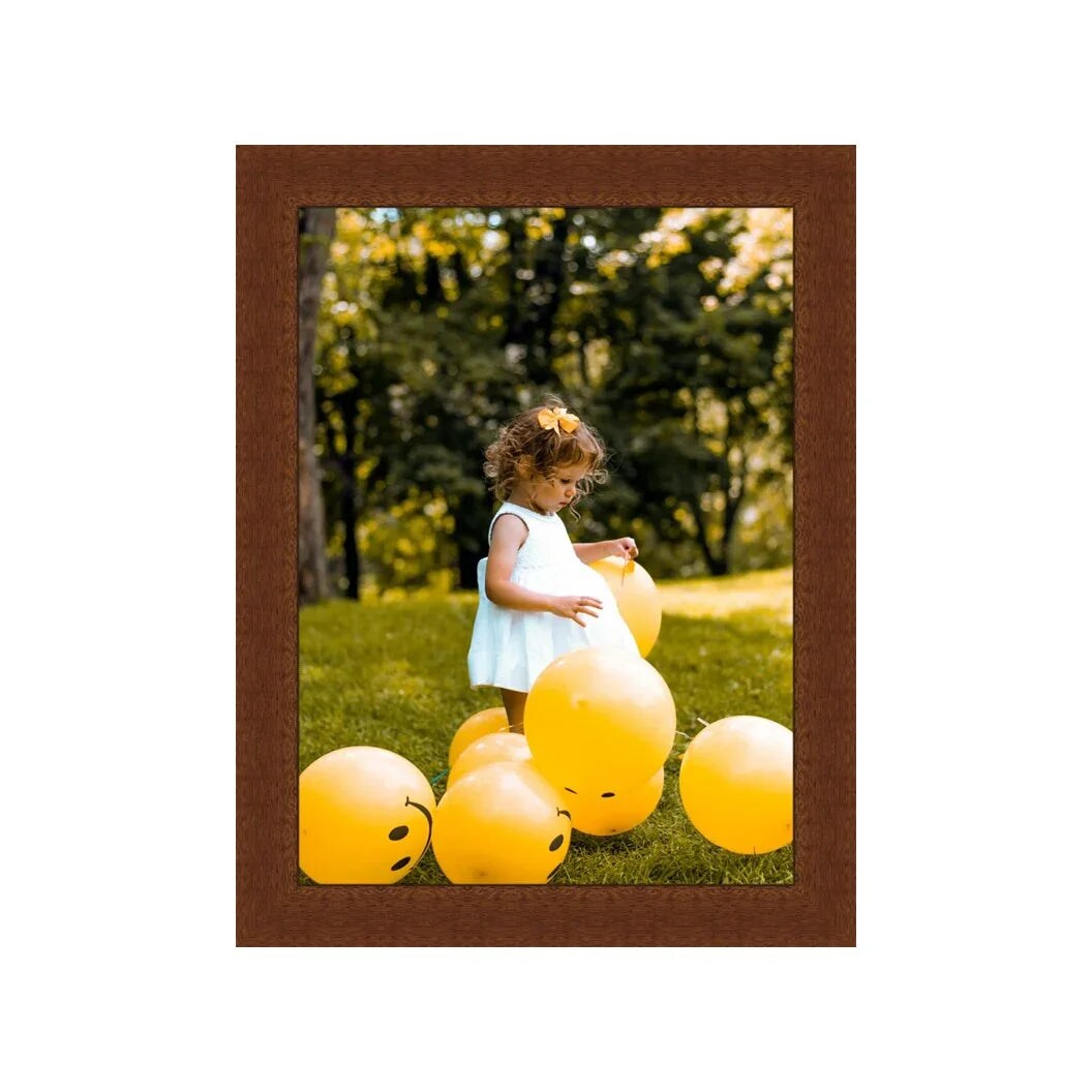 Cherry Wood Picture Frame - Flat Modern Framing
