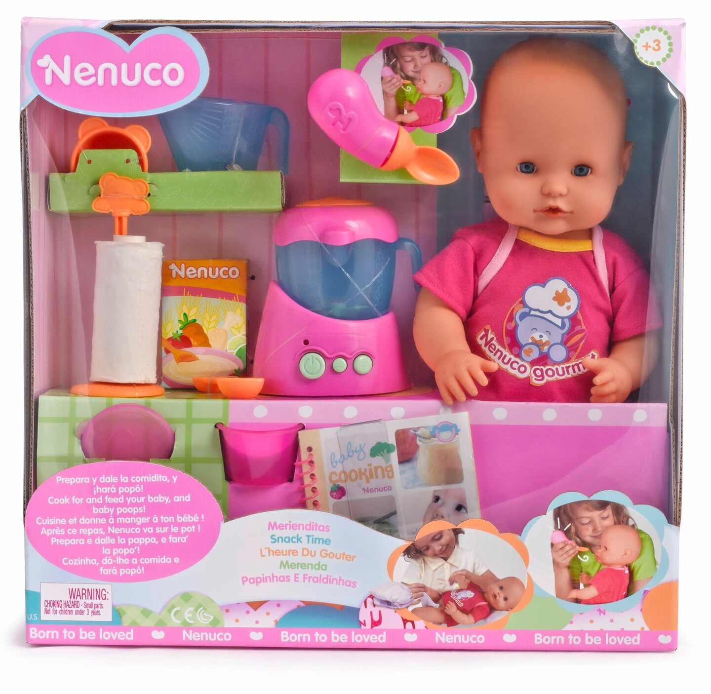 Nenuco Meals Soft Baby Doll Play Set