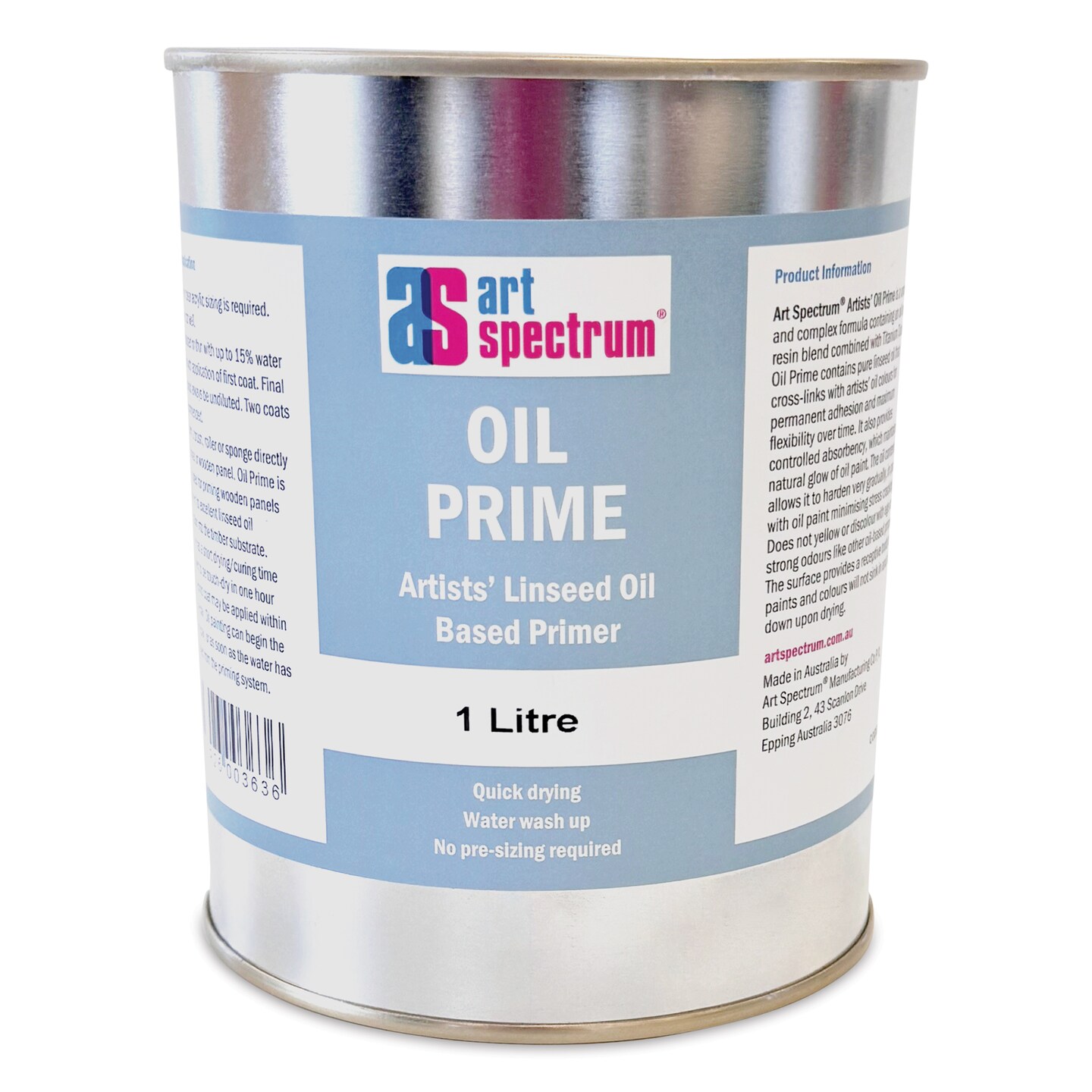 Art Spectrum Oil Prime Oil Based Primer - 1 L