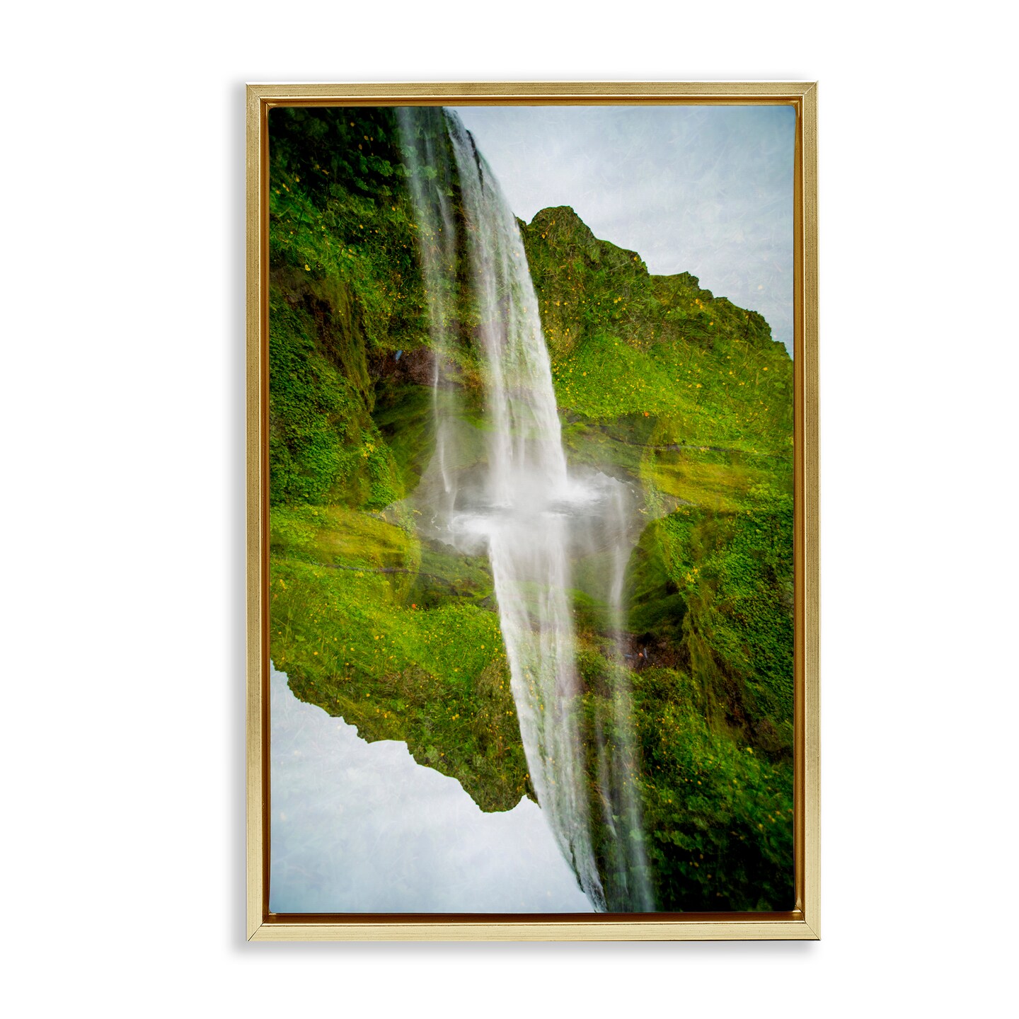 Stupell Industries Surreal Waterfall Reflection Floating Frame, design by Robin Vandenabeele