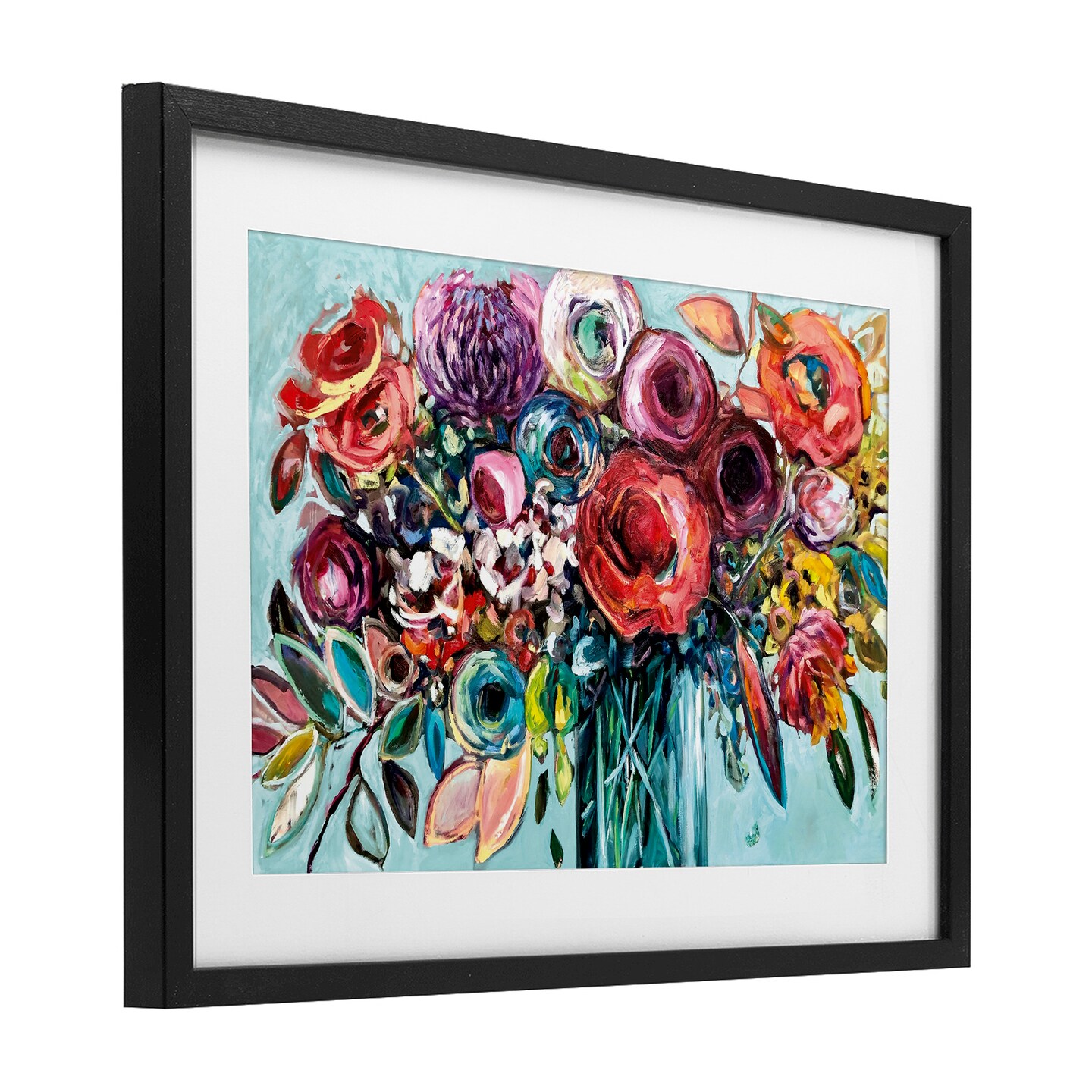 Stupell Industries Here Comes The Sun Blossoms Framed Print Under Glass, design by Vanessa Drew