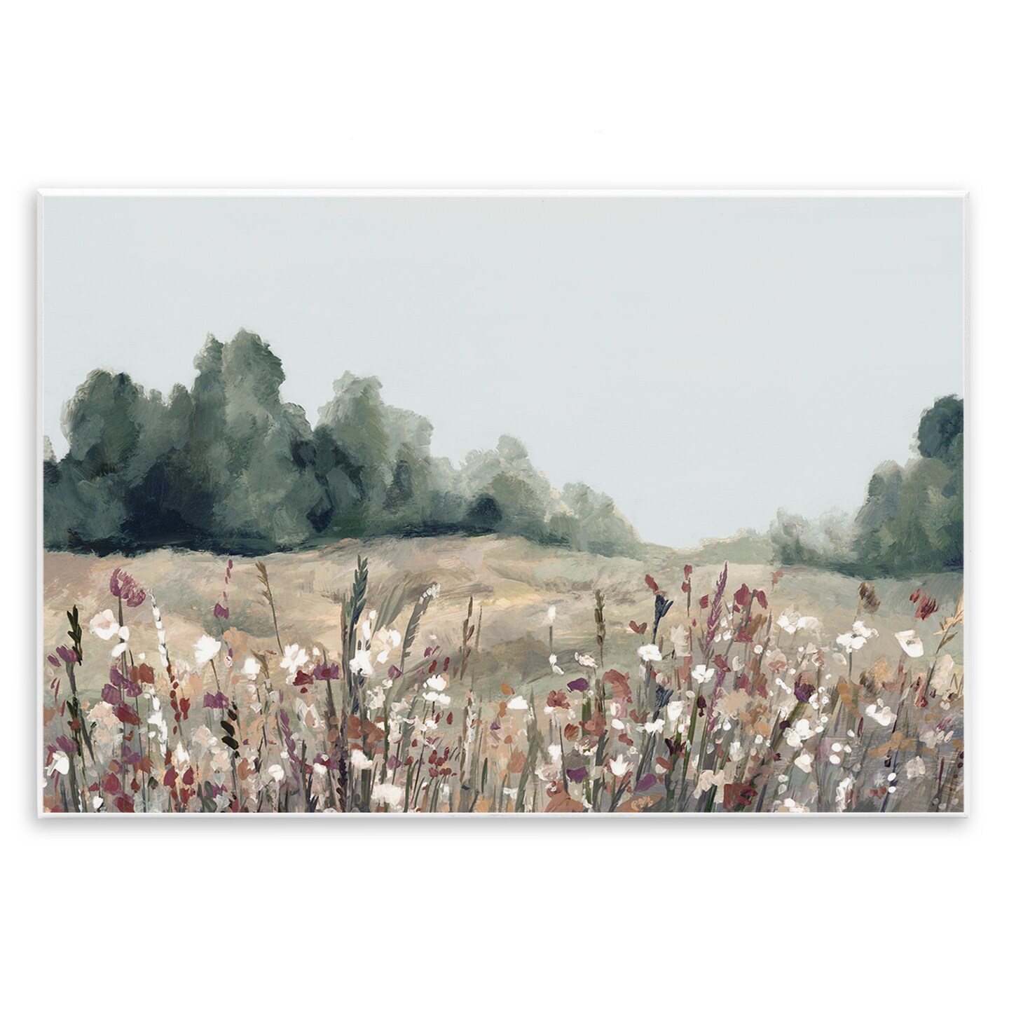 Stupell Industries Muted Meadows Landscape Wall Plaque, design by Hannah Dawson
