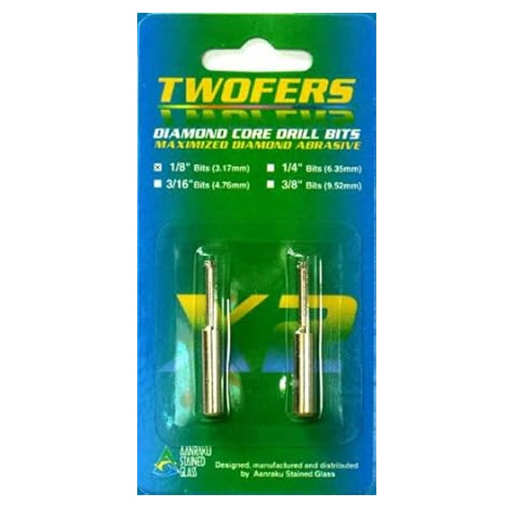 1/8" Aanraku Twofers Diamond Grinder Bits Standard 100/120 Grit