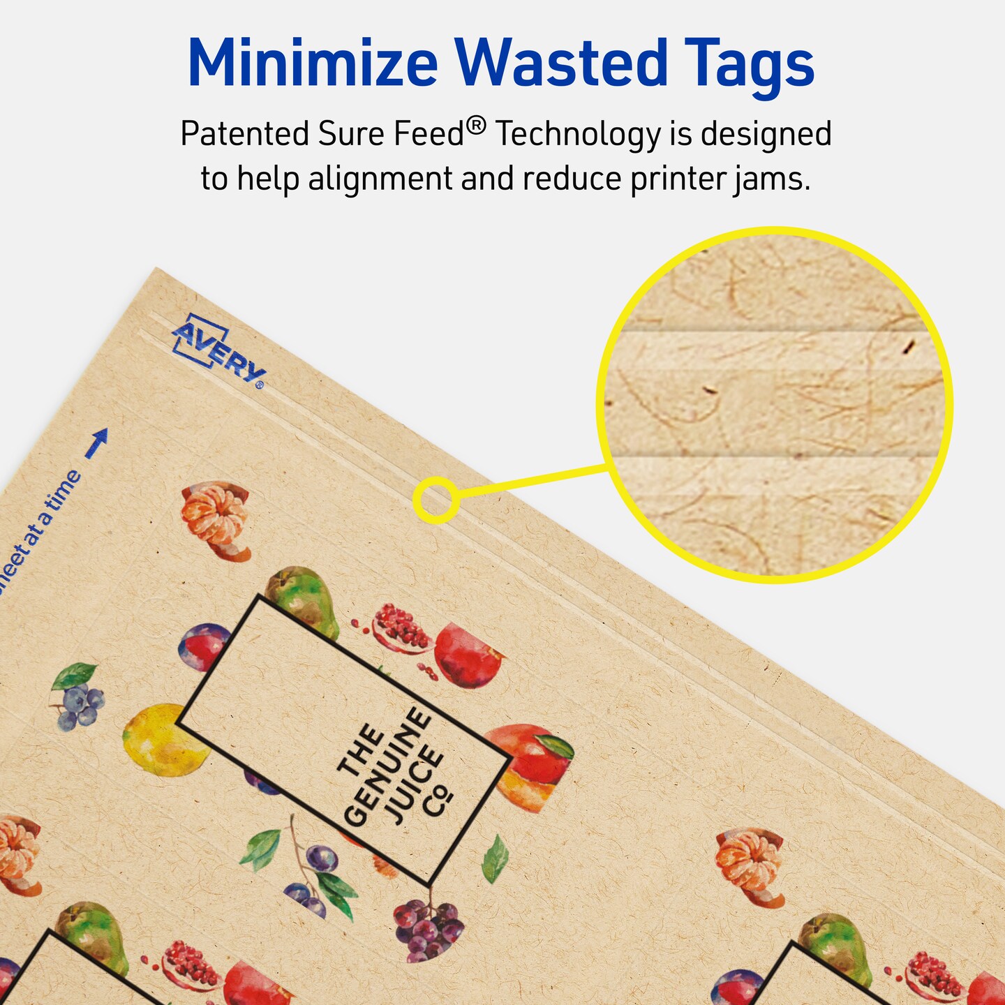 2&#x22; x 3-1/2&#x22; Rectangle Rounded Corners, Kraft Brown Printable Tags