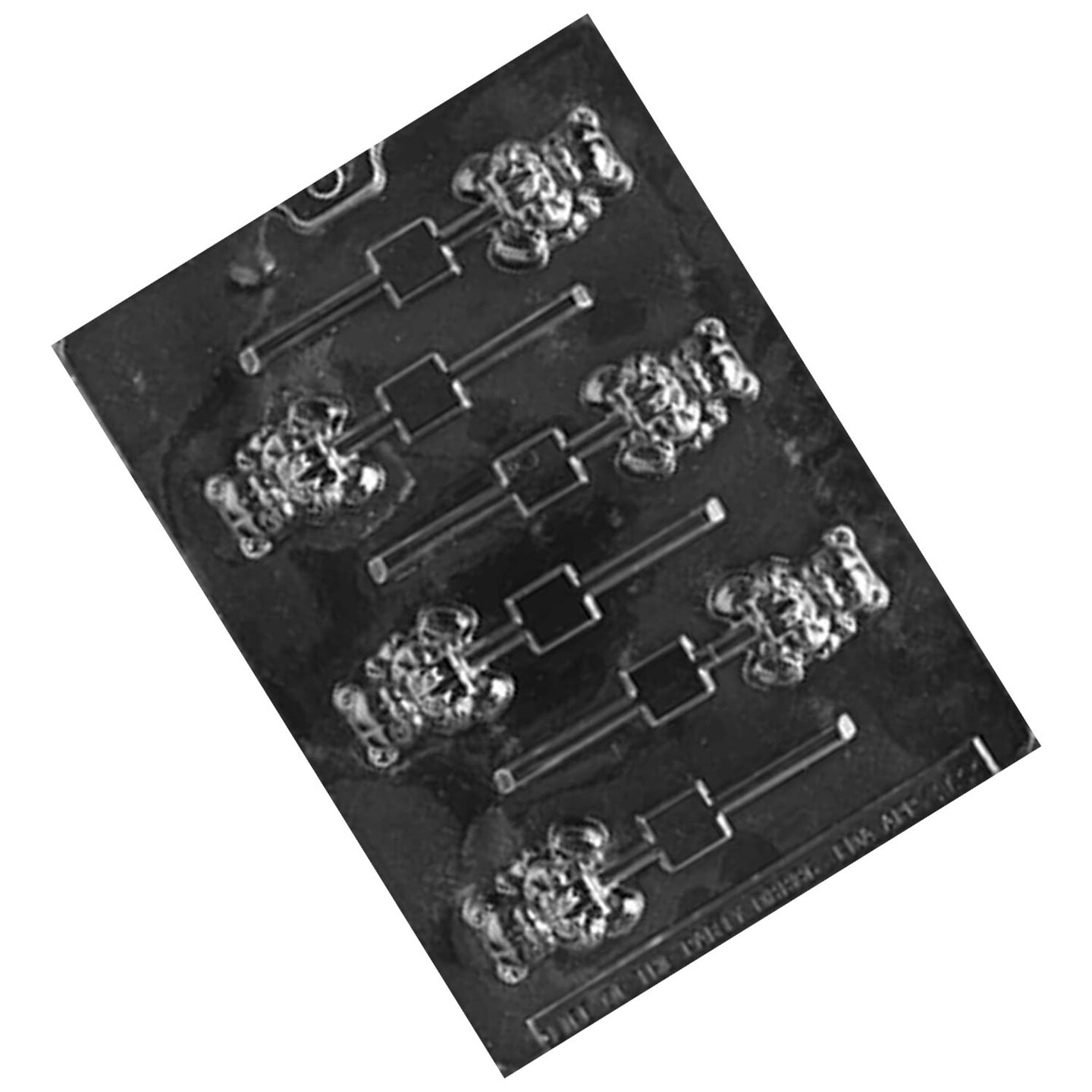 Small Bear with Present Chocolate Mold for Festive Treats