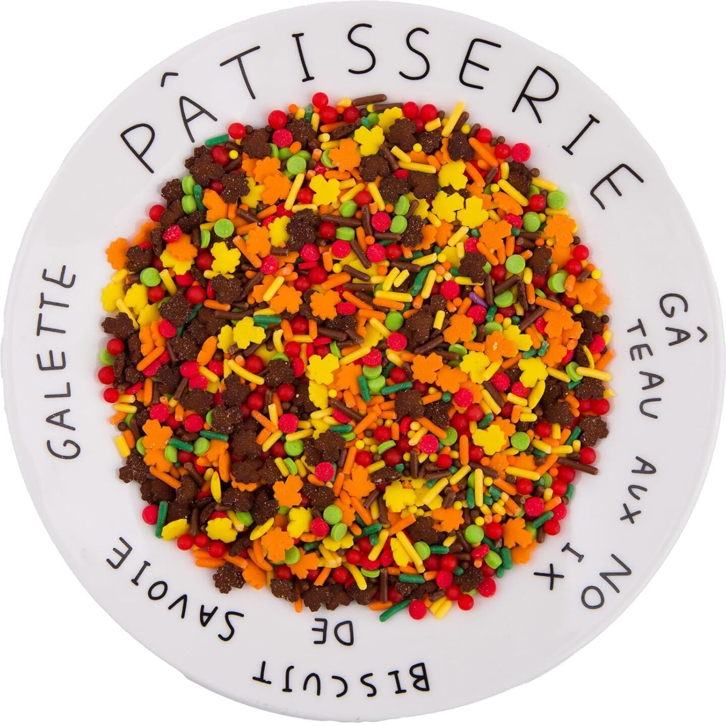 Thanksgiving Autumn Sprinkles Edible Maple Leaves Fall Confetti (Autumn Thanksgiving Sprinkles)