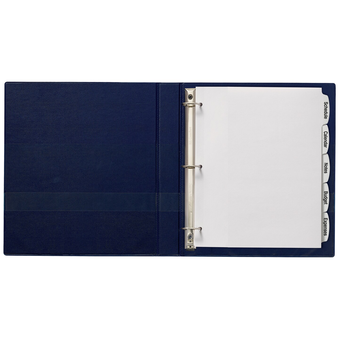 Avery Big Tab Printable White Label Dividers, 5-Tab with Easy Peel Labels, Dividers for 3 Ring Binders, 20 Sets (14434)
