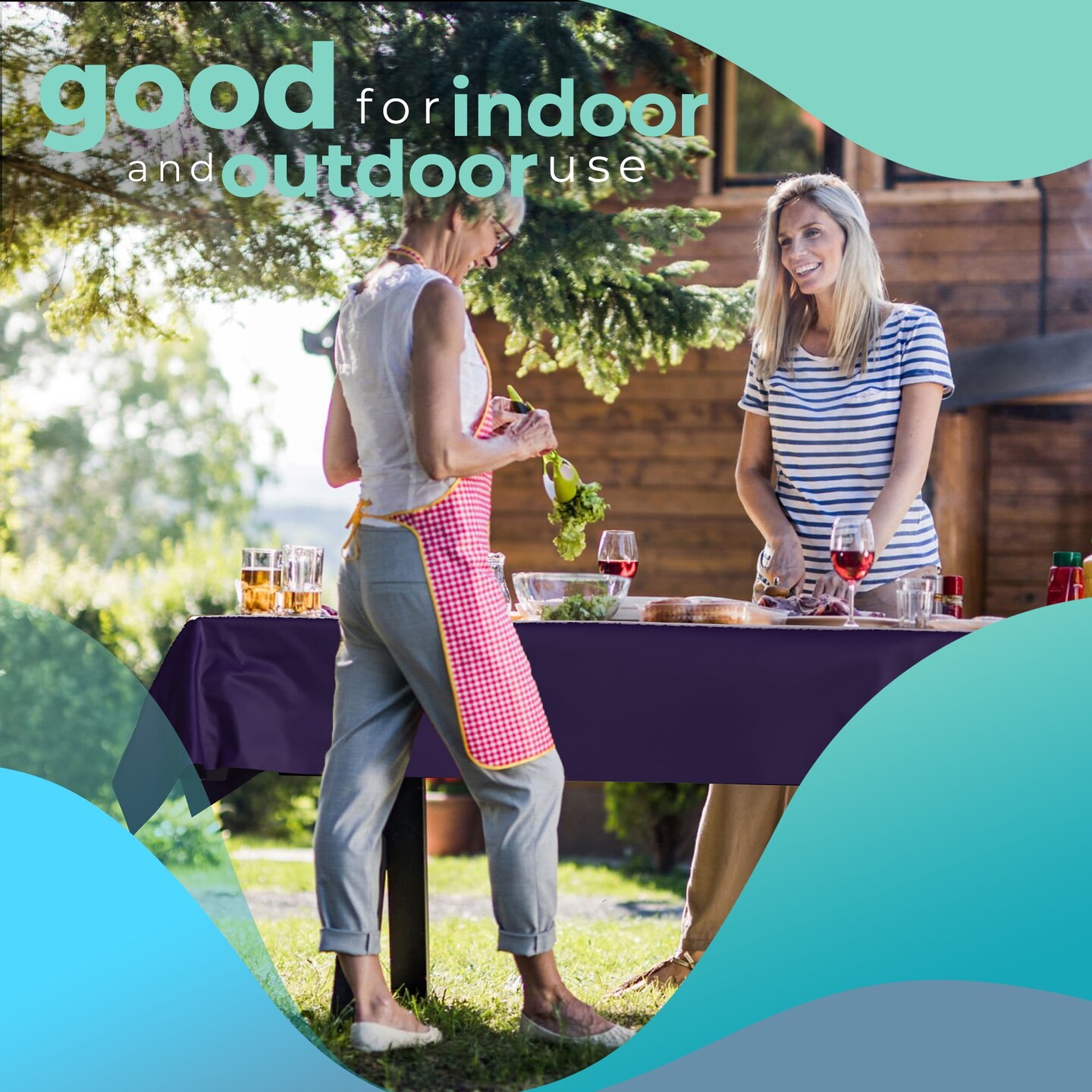 Exquisite Plastic Table Cover Roll – 40" x 100' Disposable Tablecloth Roll – Premium Thick 0.5 MIL Plastic Banquet Roll – Party Table Cover Roll for Events & Catering