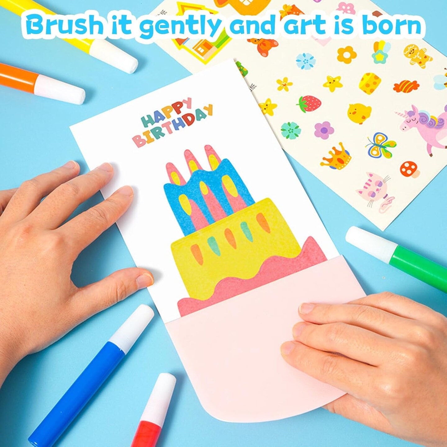 DIY Rainbow Scratch Art Kit