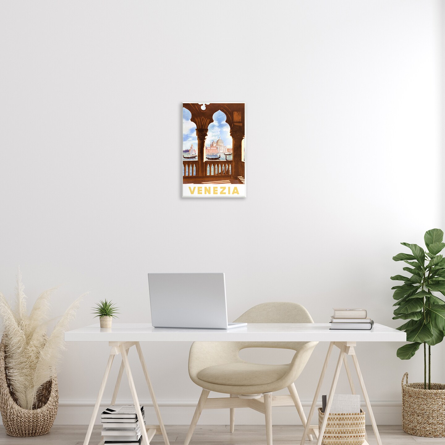 Stupell Industries Venezia Architecture with Boats View Wall Plaque By PIDDIX