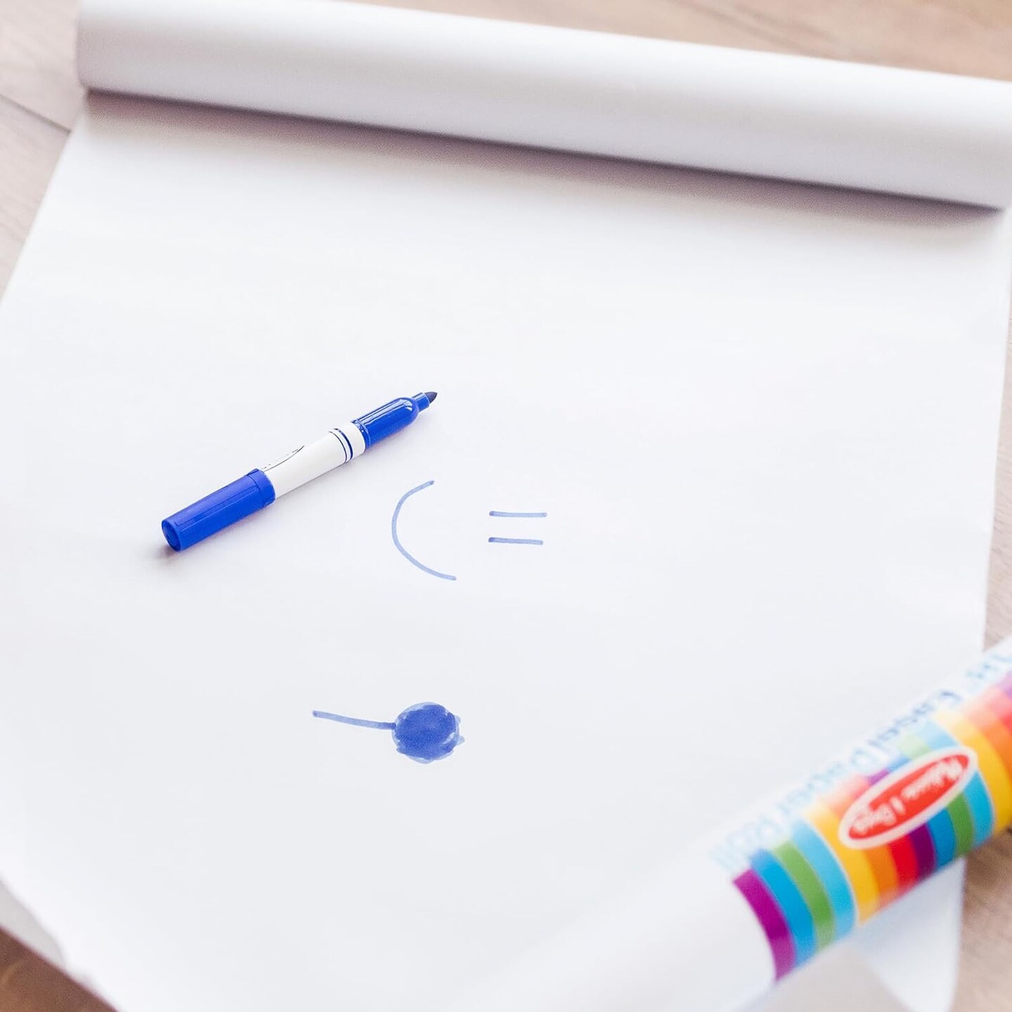 17 inches - 3 Pack Deluxe Easel Paper Roll Replacement(White)