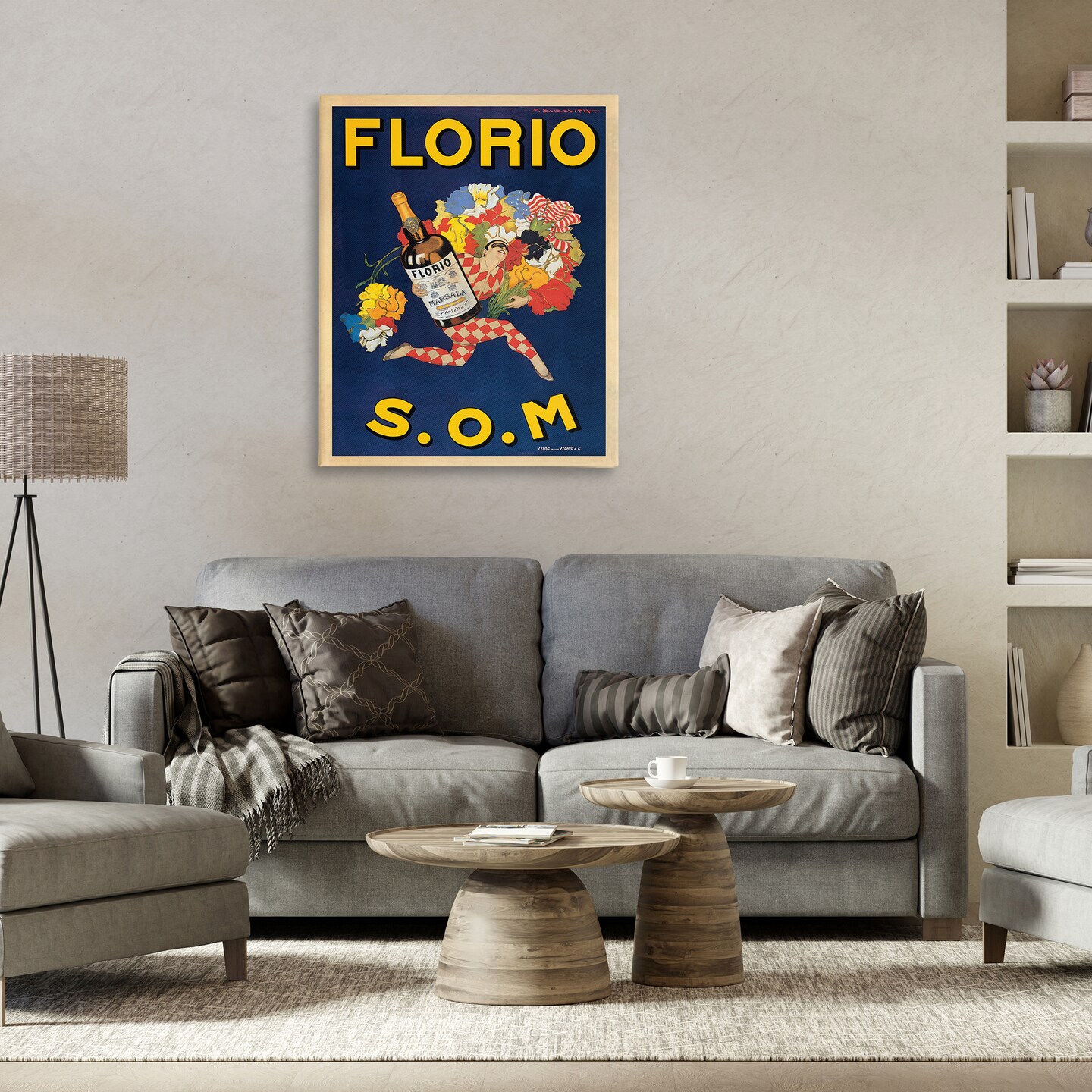 Stupell Industries Vintage Liquor Advertisement Canvas By Marcello Nizzoli