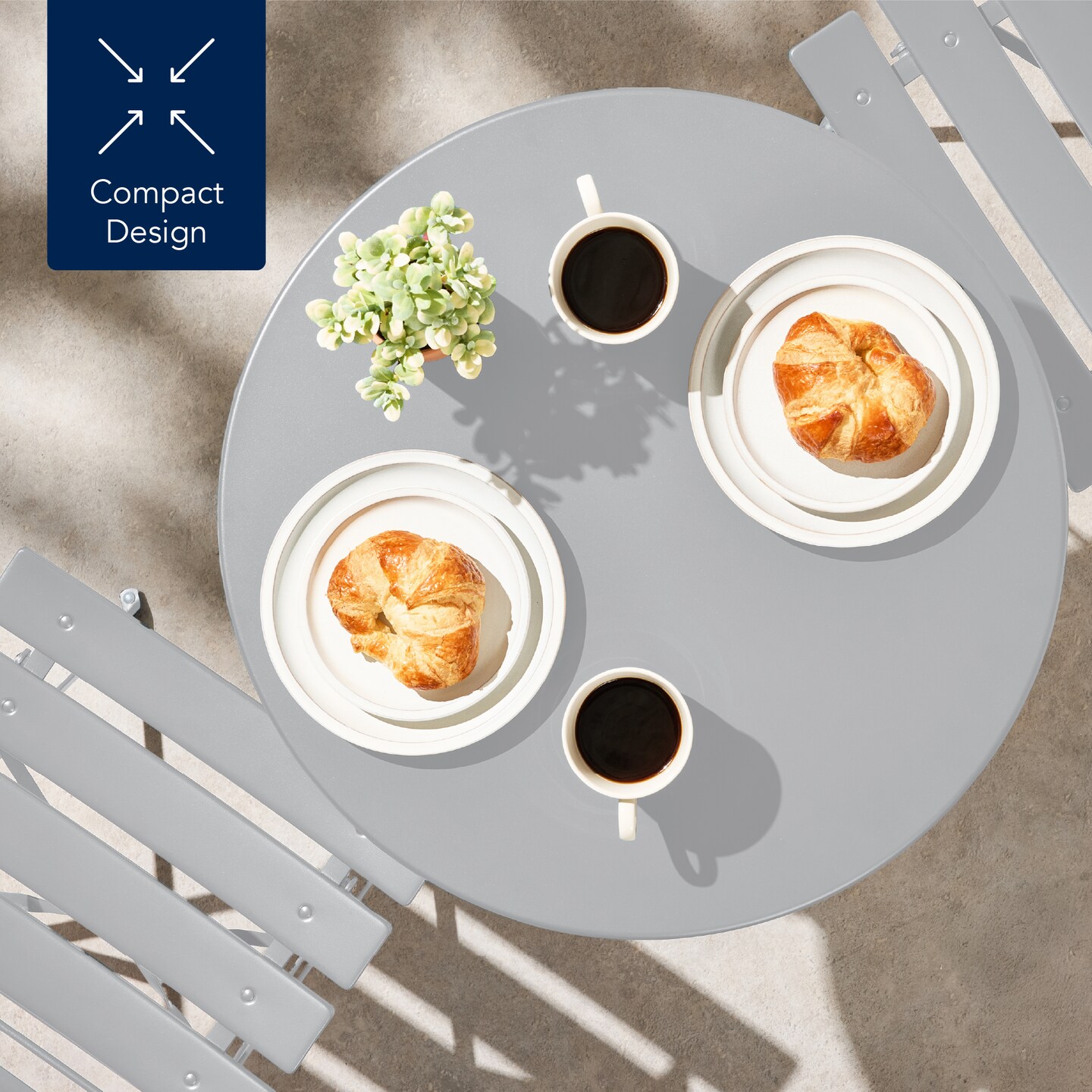 Best Choice Products 3-Piece Small Bistro Set, Folding Patio Furniture Set of 2 Chairs and Table