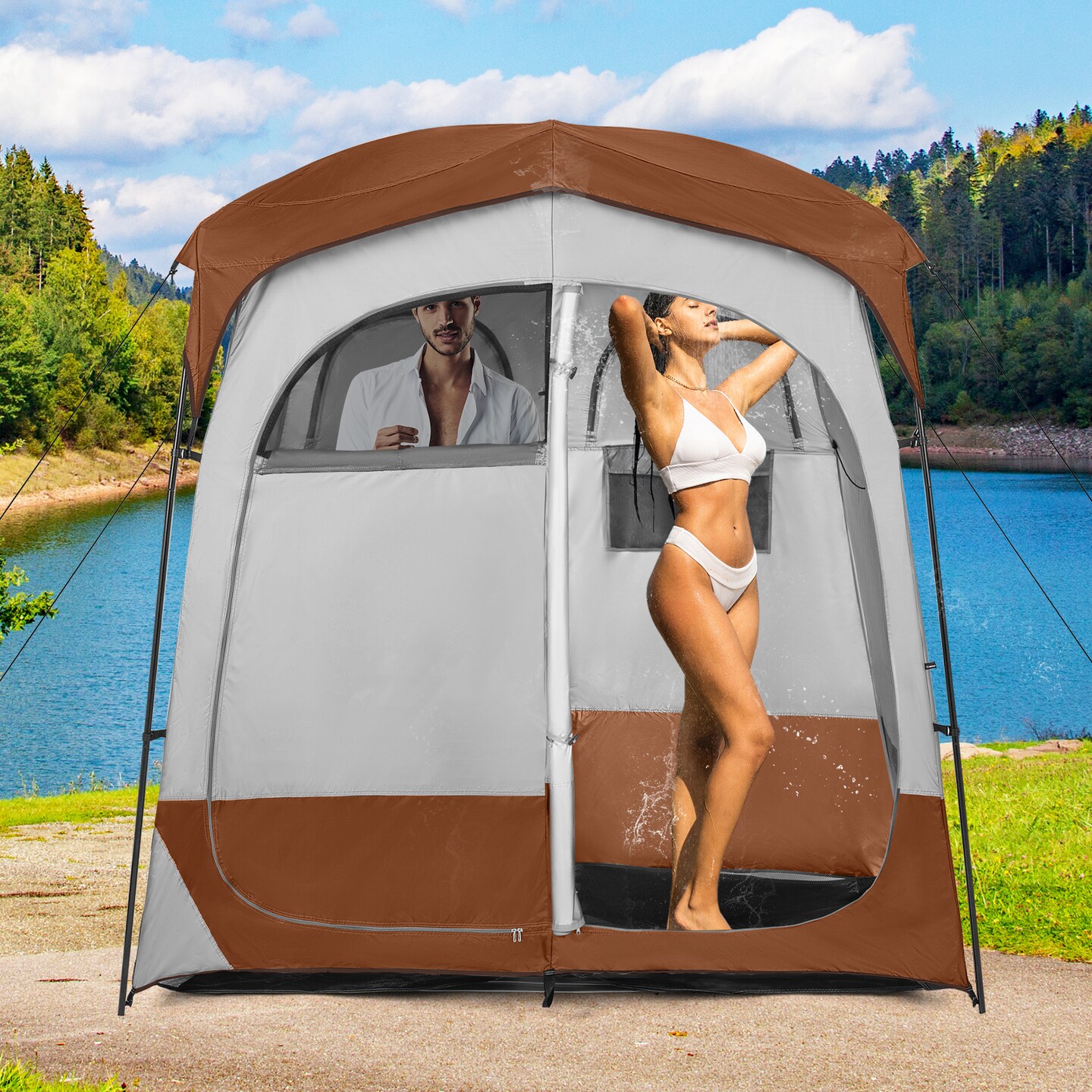 Second Portable Privacy Shower Tent