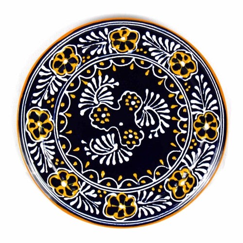 Handmade Ceramic Trivet 8 Inch Round Wall Decor for Kitchen or Dining