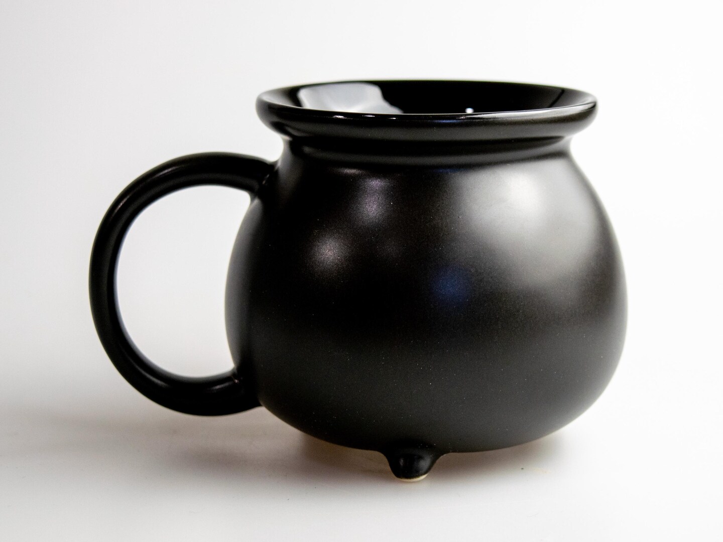 Espresso Patronum Cauldron Mug | Ceramic Black Cauldron Mug